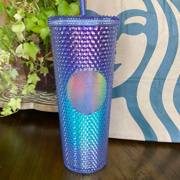 Studded Blue Ombré Starbucks Summer Cup